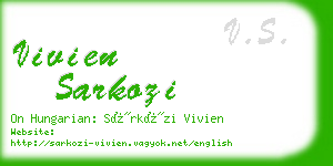 vivien sarkozi business card